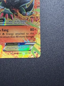 Pokemon TCG M Houndoom EX Ultra Rare Card 22/162 XY Breakthrough - Image 4