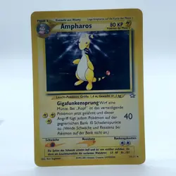 Pokemon TCG Karte - Ampharos 1/111 Neo Genesis Holo Rare Deutsch - Image 1