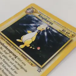 Pokemon TCG Karte - Ampharos 1/111 Neo Genesis Holo Rare Deutsch - Image 2