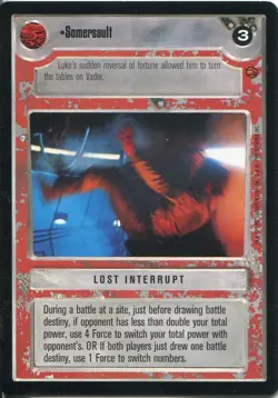 Star Wars CCG Cloud City Card Somersault - Image 1