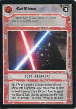Star Wars CCG Cloud City Card Clash Of Sabers - Image 1