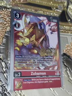 Zubamon - P-097 (2024 Regionals Finalist) Promo Digimon Promotion Cards P-097 - Image 1