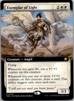 Exemplar of Light (Extended Art) - Foundations (445) NM [FDN] - Image 1