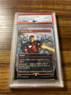 MTG✨GALVANIC BLAST (Brdless/Ext Art)✨SLD X MARVEL Iron Man PSA 10 RARE Instant - Image 5