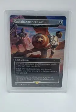 MTG: Captain America's Shield / Sigarda's Aid | Non Foil | Secret Lair | NM 1727 - Image 1