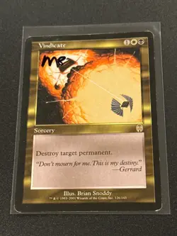 Apocalpyse Vindicate MTG Magic the Gathering MP - Image 1