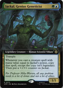 Jackal, Genius Geneticist (Extended Art) R Marvel's Spider-Man 272 LP-NM MTG - Image 1