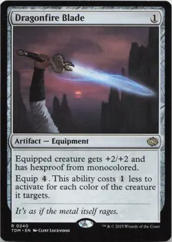 Dragonfire Blade R Tarkir: Dragonstorm 240 - LP MTG - Image 1