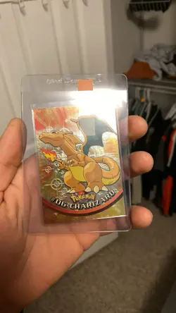 1999 TOPPS POKEMON TV CHARIZARD #6 FOIL EX VINTAGE CHARIZARD TV 🔥🔥🔥 - Image 1