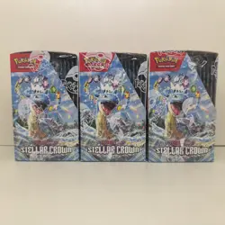 Pokemon TCG Stellar Crown Half Booster Box 18 Packs - Sealed - Image 2