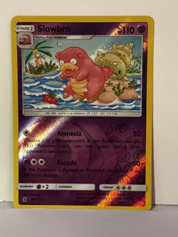 Slowbro Reverse Holo 49/145 SM - Guardians Rising NM Pokemon Fast Ship - Image 1