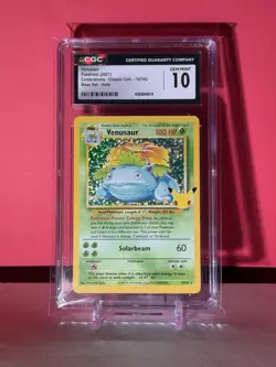 CGC 10 GEM MINT Venusaur 15/102 Pokemon Celebrations Classic 2021 English (PSA) - Image 1
