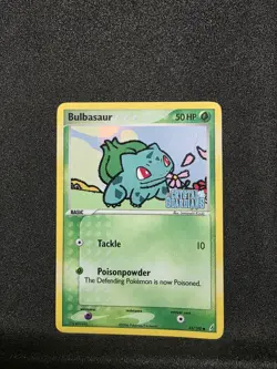 Pokemon TCG Bulbasaur EX Crystal Guardians 45/100 Reverse Holo Common 2006 - MP+ - Image 1