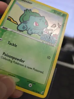 Pokemon TCG Bulbasaur EX Crystal Guardians 45/100 Reverse Holo Common 2006 - MP+ - Image 3