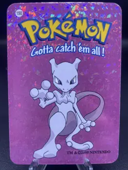 Pokemon Mewtwo Holo Licensed Vending Prism #150 - Image 1