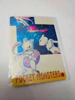 Mewtwo 1990s POKEMON POCKET MONSTERS VENDING PRISM STICKER #37 MEWTWO - Image 1