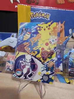 1999 Vintage Pocket Monsters Vending Prism - Mewtwo, Blastoise, Pikachu #443 - Image 3