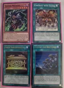 Yugioh Ties of the Brethren + Exodia/Contract + Sarcophagus LDK2-ENY02 Play Set - Image 1