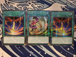 Yugioh Raigeki + Harpie's Feather Duster ALT Art Starlight MP25 Near Mint - Image 1