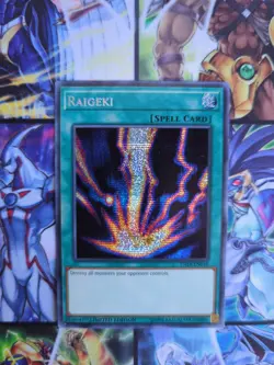 Yu-Gi-Oh x3 Raigeki TN19 - EN010 Prismatic Secret Rare 1st Edition NM Playset - Image 2