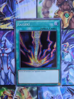 Yu-Gi-Oh x3 Raigeki TN19 - EN010 Prismatic Secret Rare 1st Edition NM Playset - Image 4