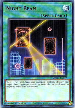 Night Beam MAGO-EN147 Yu-Gi-Oh! Light Play 1st Edition - Image 1