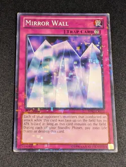 Yu-Gi-Oh! Mirror Wall BP02-EN172 1st Edition Mosaic Rare HP - Image 1