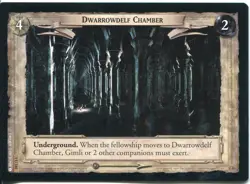 Lord Of The Rings CCG FotR Card 1.U344 Dwarrowdelf Chamber - Image 1