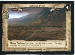 Lord Of The Rings CCG Card RotK 7.U343 Pelennor Plain - Image 1