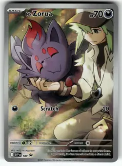 N's Zorua 189 SV: Scarlet & Violet Promo Cards NM Pokemon Card TCG - Image 1
