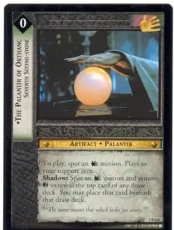 Lord Of The Rings CCG Card TTT 4.R166 The Palantier Of Orthanc - Image 1