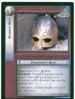 Lord Of The Rings CCG Card BohD 5.R127 Rohirrim Helm Alt. Image - Image 1