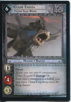 Lord Of The Rings CCG Card RotK 7.U212 Ulaire Enquea, Faster Than Winds - Image 1