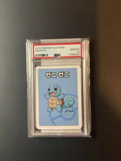 PSA 10 Squirtle Old Maid 2019 Japanese Pokemon Card - Image 1