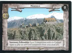Lord Of The Rings CCG Card EoF 6.U117 Meduseld - Image 1