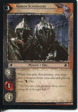 Lord Of The Rings CCG FotR Card 1.C179 Goblin Scavengers - Image 1