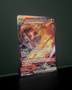 Team Rocket's Moltres ex 229/182 SIR Destined Rivals Pokemon TCG Card NM - Image 3