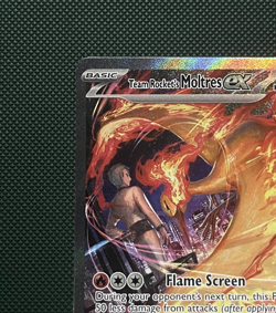 Team Rocket's Moltres ex 229/182 SIR Destined Rivals Pokemon TCG Card NM - Image 4