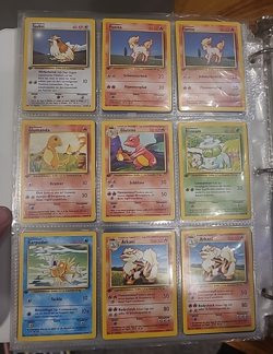 Pokemon TCG German 1st Edition Vintage Base Set Lot Of 53 WOTC Cards - Image 1