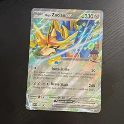 JUMBO CARD Hop's Zacian ex SVP193 Jumbo Cards Holo POKEMON NEAR MINT - Image 1