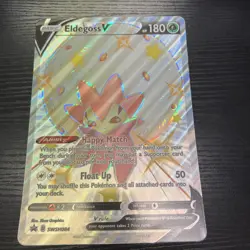 Pokemon Shiny Eldegoss V SWSH084 Black Star Promo Jumbo Oversized TCG Card - Image 1