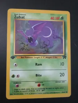 5 CARD LOT 1ST EDITION ROCKET POKEMON NON HOLO ABRA MEOWTH ODDISH + NEV PLYD NM - Image 4