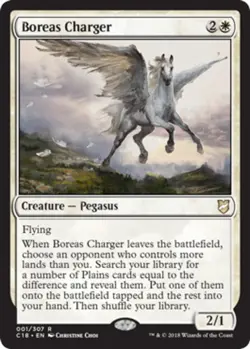 [1x] Boreas Charger - Near Mint, English - Commander 2018 MTG Magic - Image 1