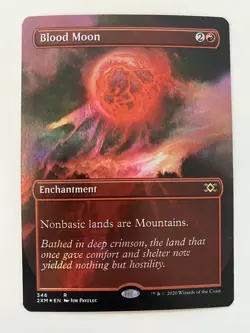 Blood Moon (346) *FOIL BORDERLESS* Double Masters MTG NM/MT 2XM Combine Shipping - Image 1