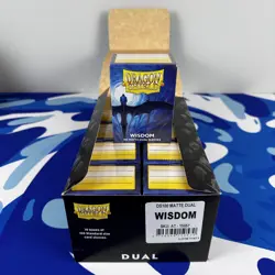 Dual Matte Wisdom Case Display Dragon Shield Standard Size Sleeves - 10 Packs - Image 1