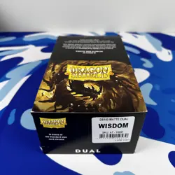 Dual Matte Wisdom Case Display Dragon Shield Standard Size Sleeves - 10 Packs - Image 2