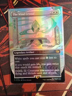 Magic the Gathering Final Fantasy Full Art Woodblock Crystal Foil Set NM - Image 4