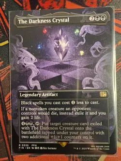 Magic the Gathering Final Fantasy Full Art Woodblock Crystal Foil Set NM - Image 5