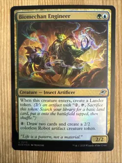 Biomechan Engineer - Foil - Edge of Eternities - EOE U 0213 - Image 1