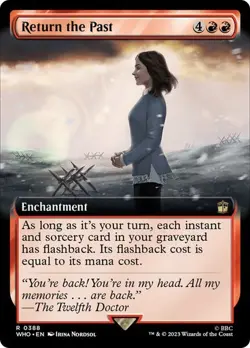MTG - Return the Past - Extended Art - Doctor Who - Magic the Gathering - Image 1